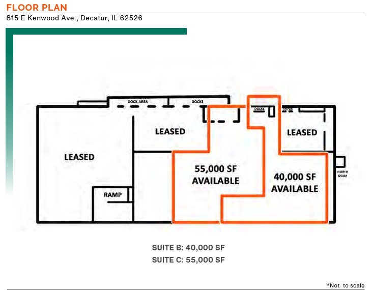 815 E Kenwood Ave, Decatur, IL for lease Floor Plan- Image 1 of 1