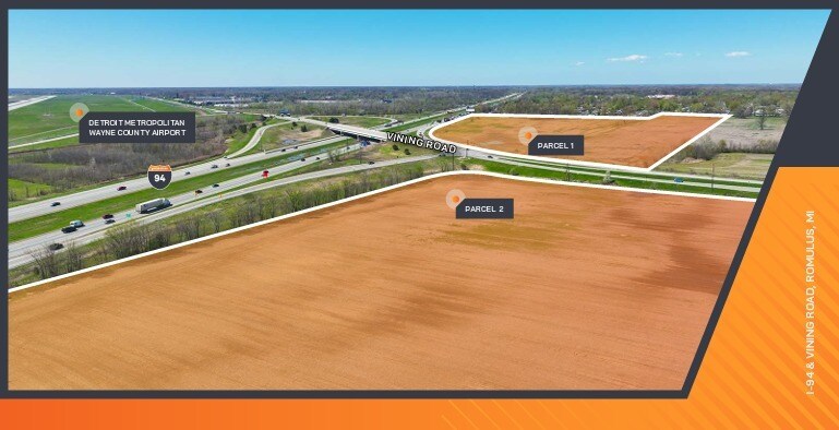 I-94 & Vining Rd, Romulus, MI for sale Building Photo- Image 1 of 1