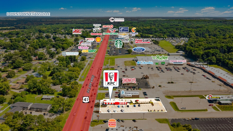 2236 US Highway 41 N, Henderson, KY for sale - Aerial - Image 3 of 4