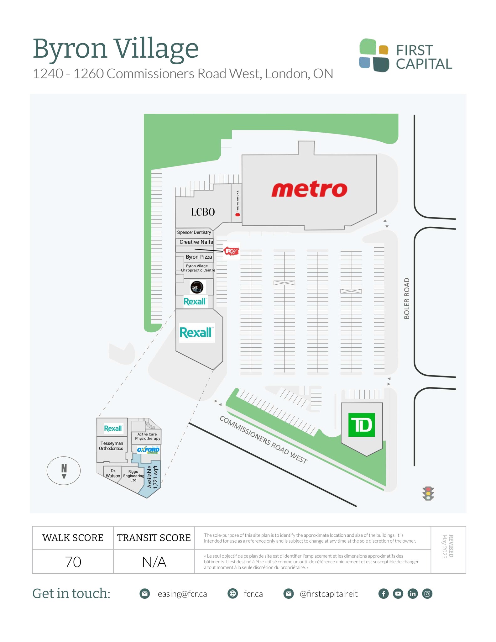 1240 Commissioners Rd W, London, ON for lease Site Plan- Image 1 of 6