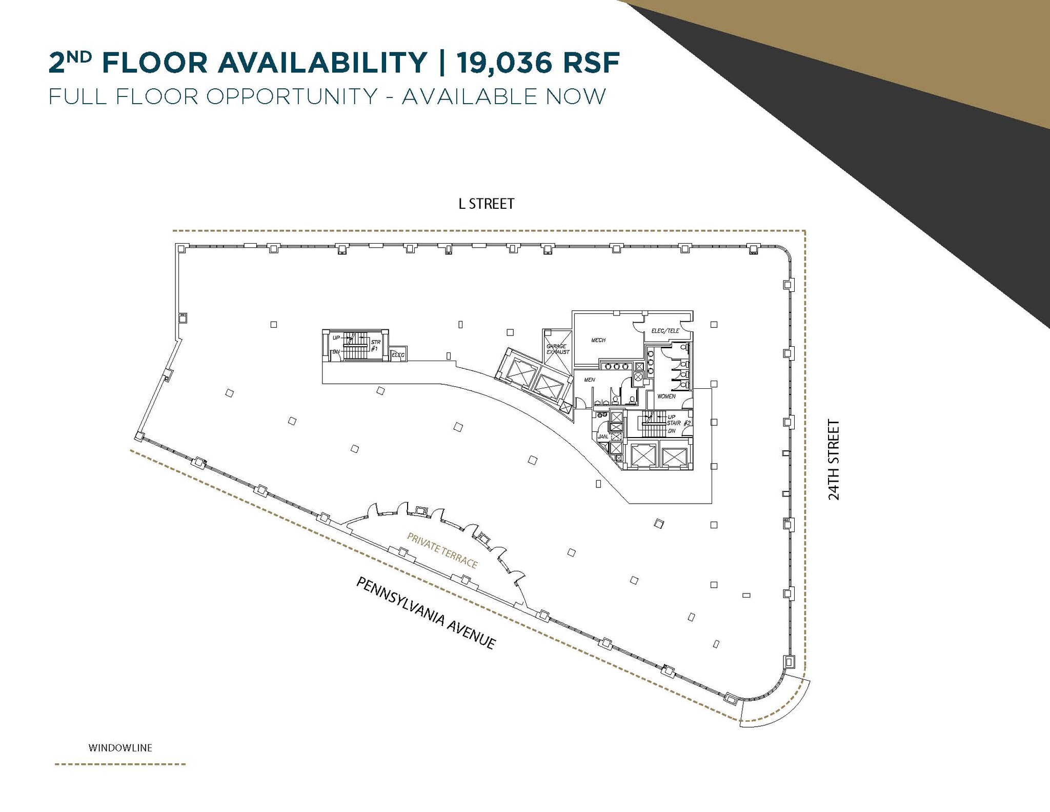 2401 Pennsylvania Ave NW, Washington, DC for lease Floor Plan- Image 1 of 8