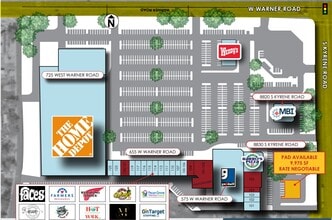725 W Warner Rd, Tempe, AZ for lease Site Plan- Image 1 of 1