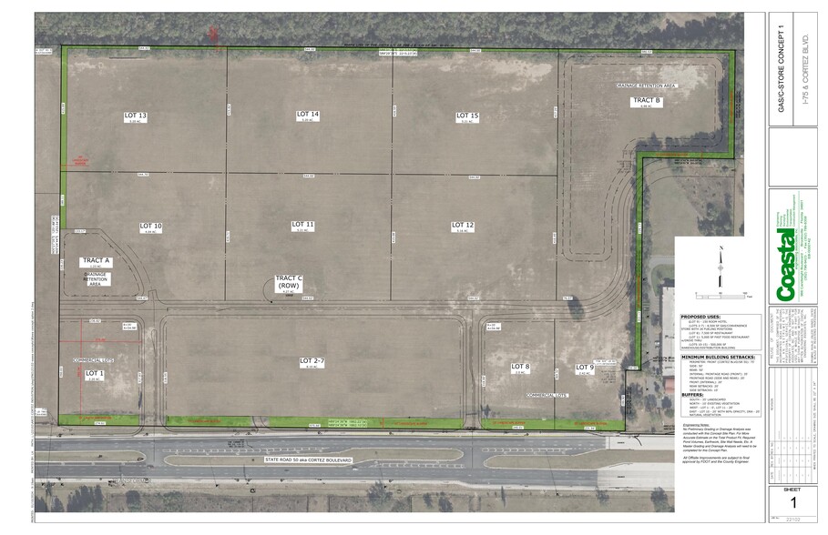 30373 Cortez Blvd, Brooksville, FL for sale - Site Plan - Image 2 of 2