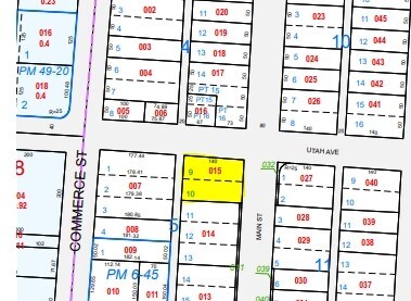 1500-1502 S Main St, Las Vegas, NV for sale Plat Map- Image 1 of 1
