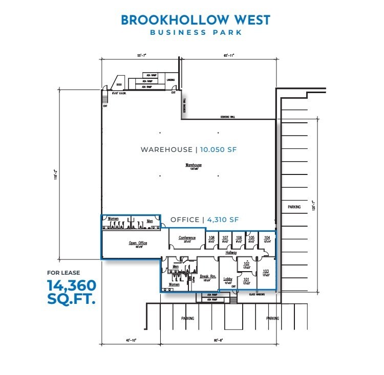 9777 W Gulf Bank Rd, Houston, TX for lease Floor Plan- Image 1 of 1