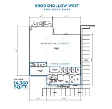 9777 W Gulf Bank Rd, Houston, TX for lease Floor Plan- Image 1 of 1