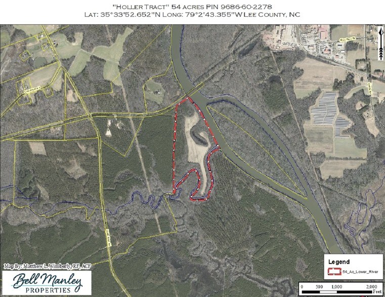 E Lower River Rd, Moncure, NC 27559 Land Property for Sale
