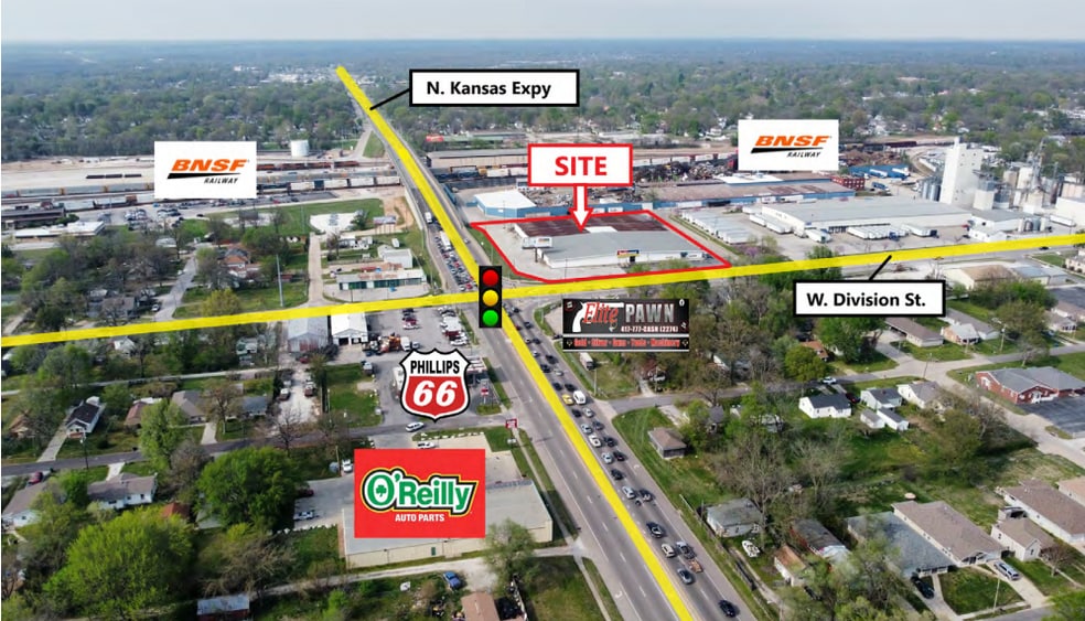 1515 W Division St, Springfield, MO for lease - Building Photo - Image 2 of 4