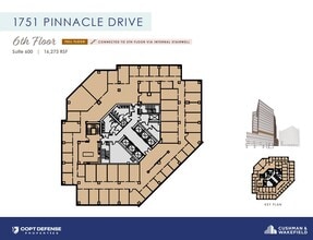 1751 Pinnacle Dr, McLean, VA for lease Floor Plan- Image 1 of 1