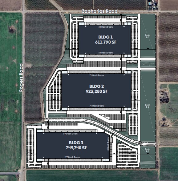 SEC Zacharais Rd & Rogers Rd, Patterson, CA for sale - Site Plan - Image 1 of 2
