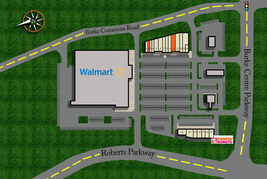 6030-6050 Burke Commons Rd, Burke, VA for lease - Site Plan - Image 2 of 2