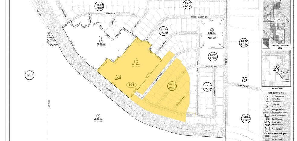 Green Valley Subdivision, Fernley, NV for sale - Plat Map - Image 3 of 3