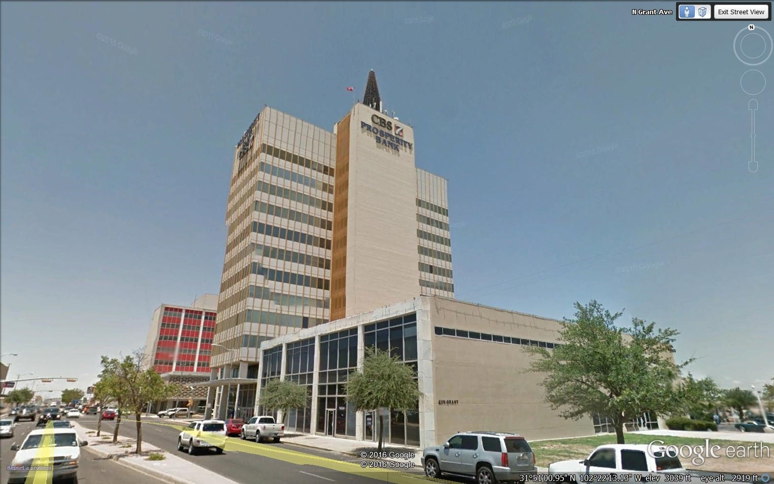 620 N Grant Ave, Odessa, TX 79761 Prosperity Bank Building/CBS7