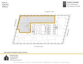 201 St. Charles Ave, New Orleans, LA for lease Site Plan- Image 1 of 1