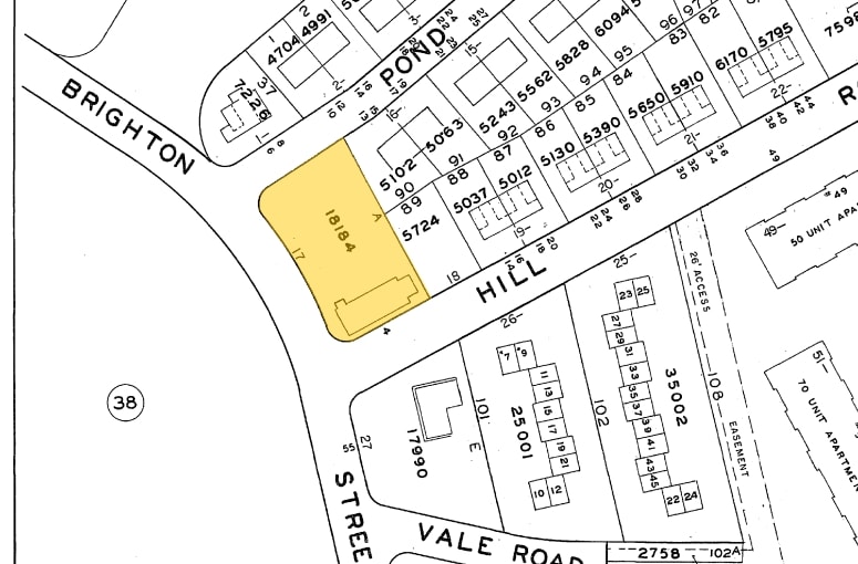 4 Hill Rd, Belmont, MA for lease - Plat Map - Image 2 of 2