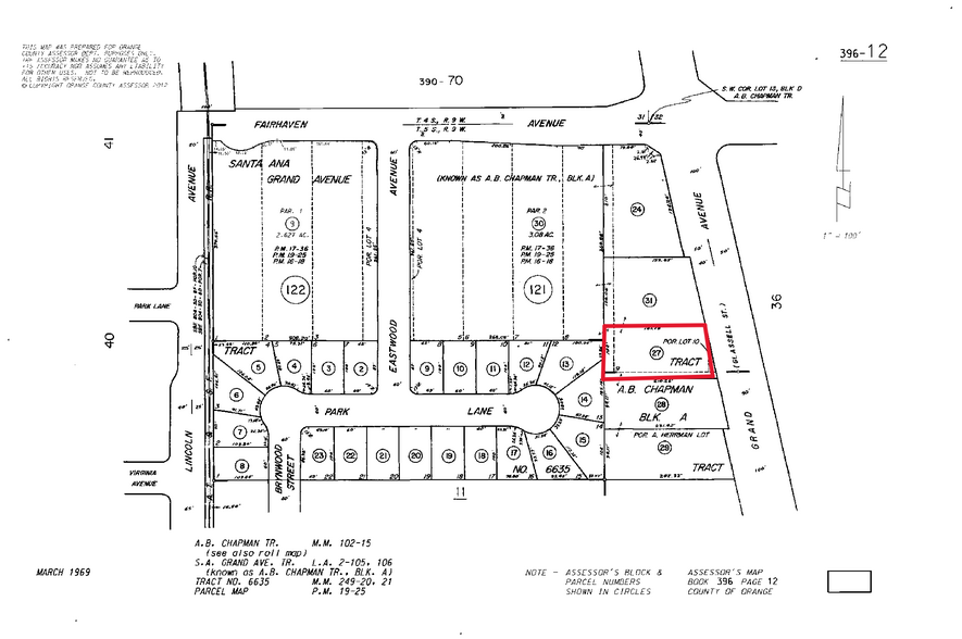 2626 Grand Ave, Santa Ana, CA for sale - Plat Map - Image 2 of 14