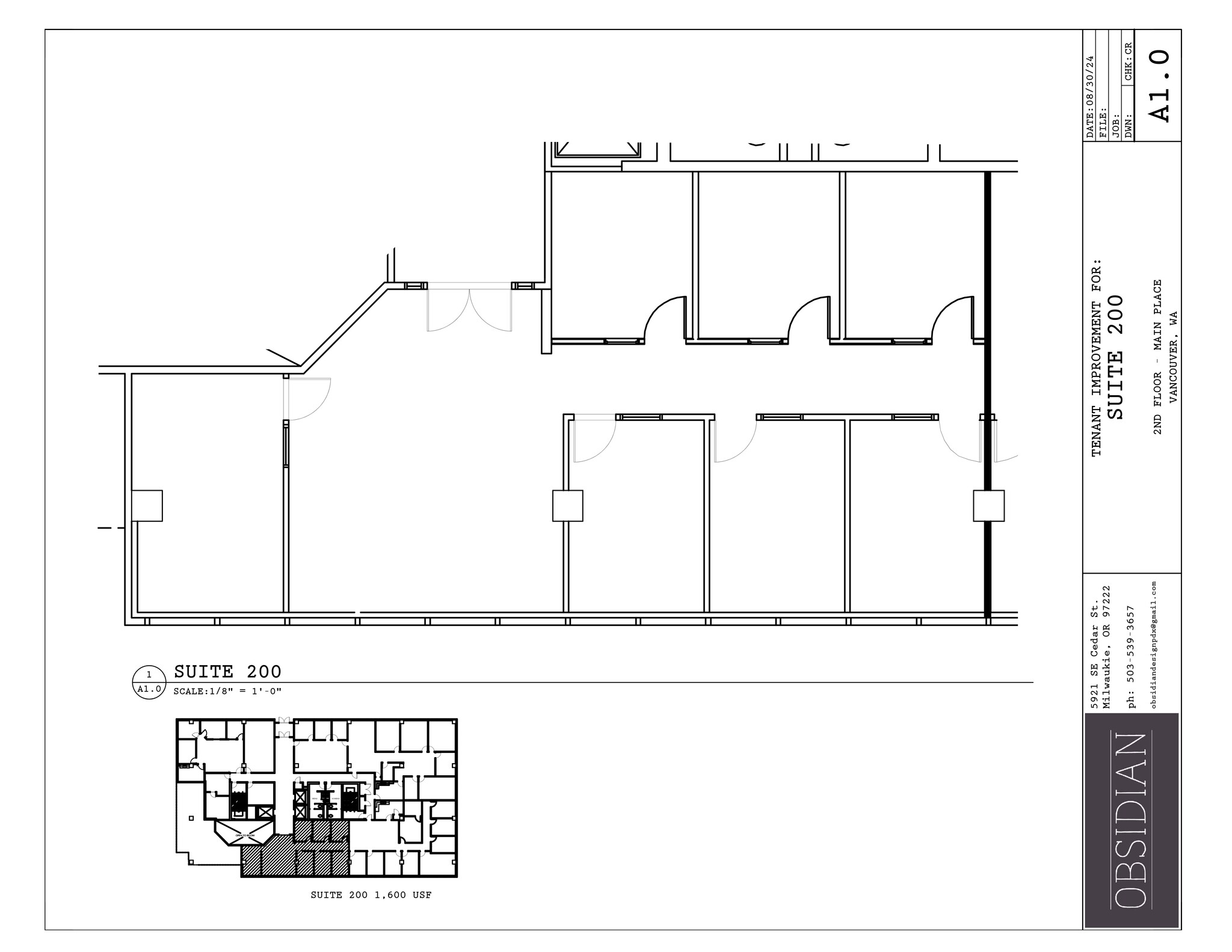 1111 Main St, Vancouver, WA for lease Site Plan- Image 1 of 1