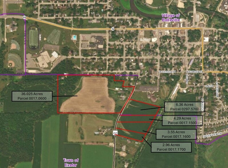 N9673 County Road CC, Belleville, WI for sale - Aerial - Image 2 of 2