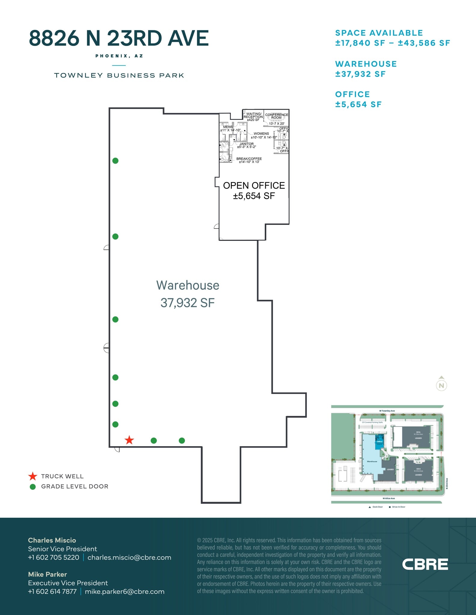 8836 N 23rd Ave, Phoenix, AZ for lease Site Plan- Image 1 of 1