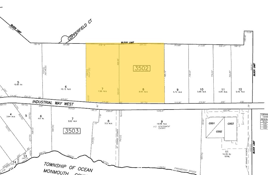 246 Industrial Way W, Eatontown, NJ for lease - Plat Map - Image 2 of 7