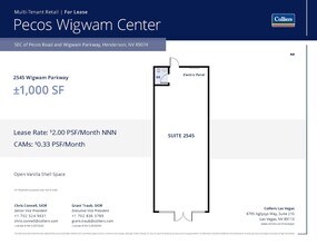 80 N Pecos Rd, Henderson, NV for lease Floor Plan- Image 1 of 1