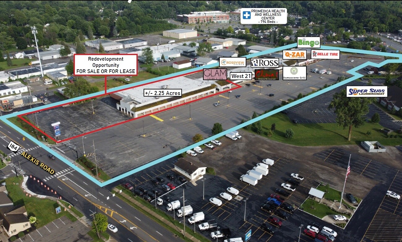 5890 Monroe St, Sylvania, OH for sale Aerial- Image 1 of 13