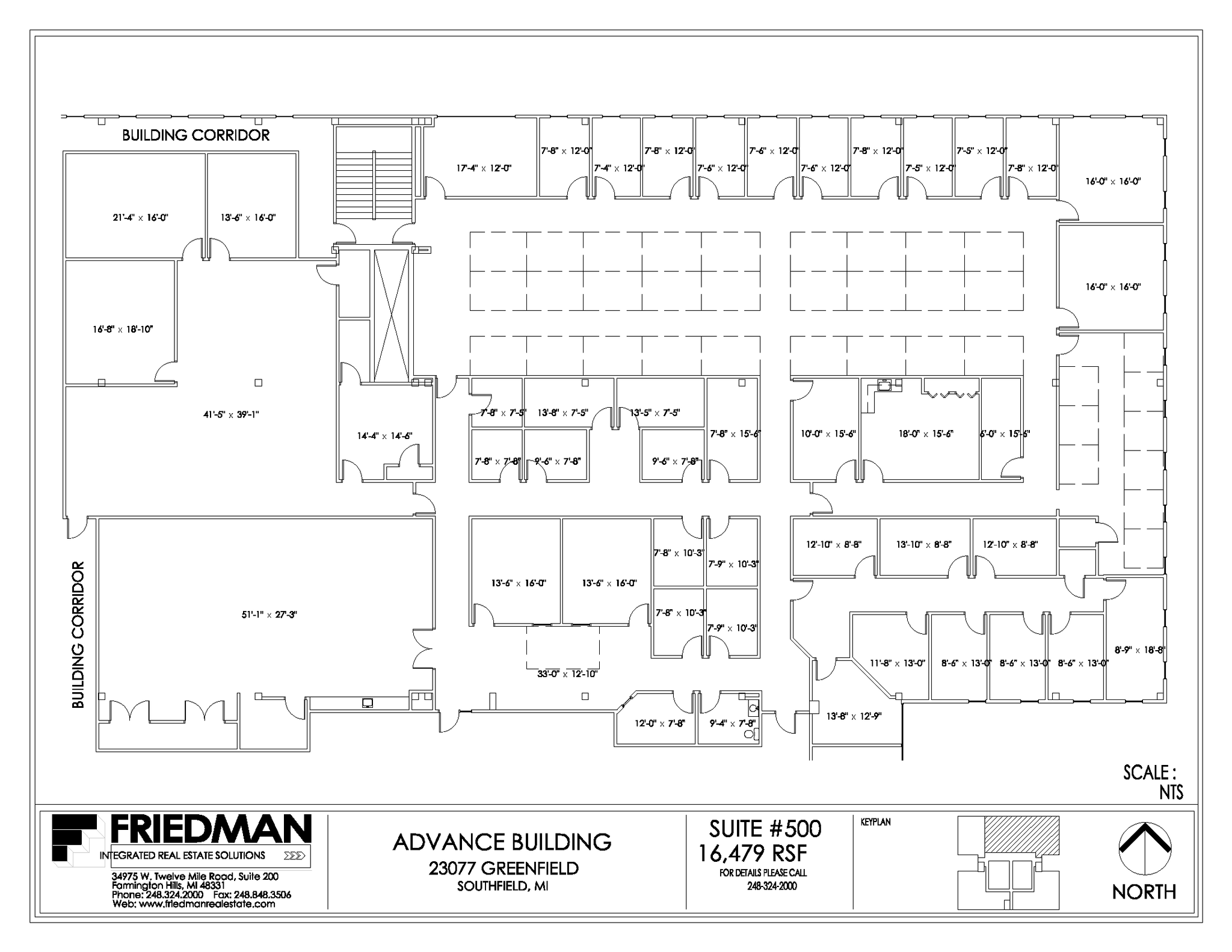 23077 Greenfield Rd, Southfield, MI for lease Floor Plan- Image 1 of 1