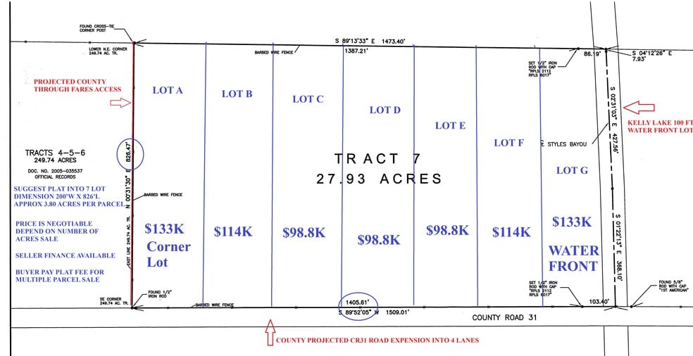 County Rd 31, Angleton, TX for sale - Plat Map - Image 2 of 7