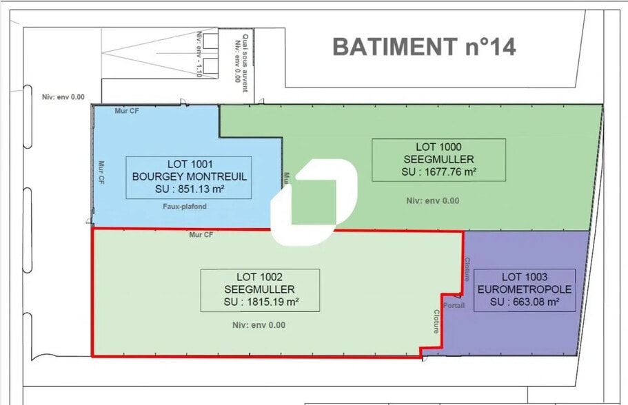 14 Rue De Cherbourg, Strasbourg for lease - Floor Plan - Image 3 of 6