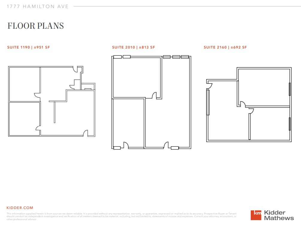 1777 Hamilton Ave, San Jose, CA for lease Floor Plan- Image 1 of 1