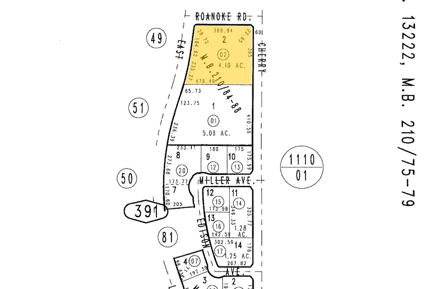 7580 Cherry Ave, Fontana, CA for sale - Plat Map - Image 1 of 1