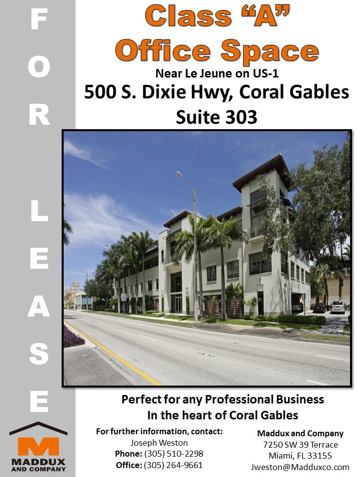 500 S Dixie Hwy, Coral Gables, FL for lease Building Photo- Image 1 of 5