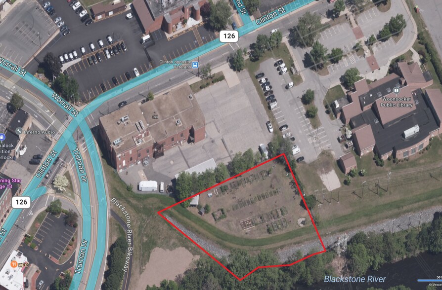 0 Clinton St, Woonsocket, RI for sale - Aerial - Image 1 of 1