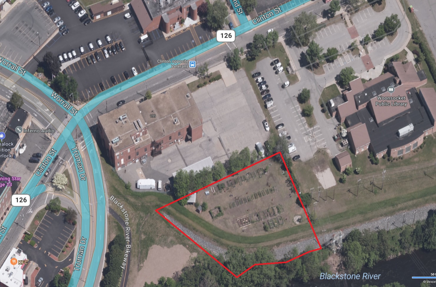 0 Clinton St, Woonsocket, RI for sale Aerial- Image 1 of 1