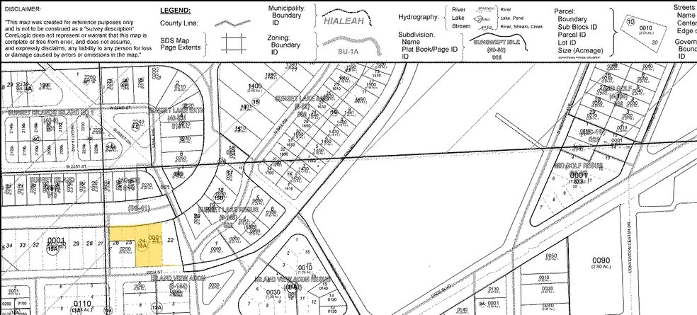 1201 20th St, Miami Beach, FL for lease - Plat Map - Image 2 of 9