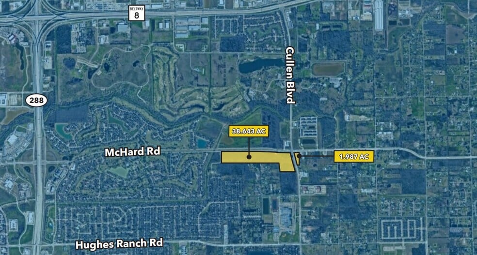 SWC & SEC McHard & Cullen Parkway, Pearland, TX for sale - Building Photo - Image 1 of 1