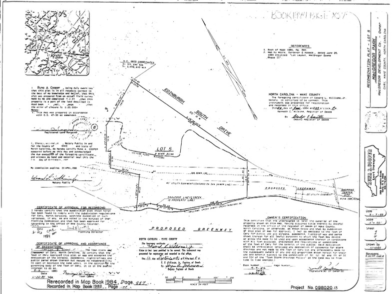 113 Edinburgh Dr S, Cary, NC for lease - Plat Map - Image 2 of 34