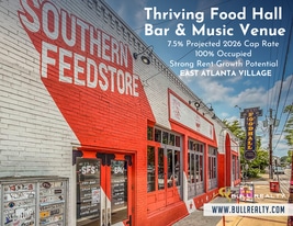 Thriving Food Hall, Bar & Music Venue - Parking Garage