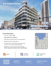 6 W Hubbard St, Chicago, IL for lease Interior Photo- Image 1 of 1