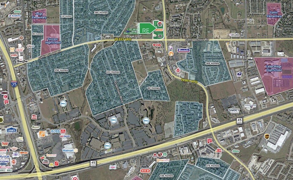 1500 S A W Grimes Blvd, Round Rock, TX 78664 Turtle Creek Market Pad