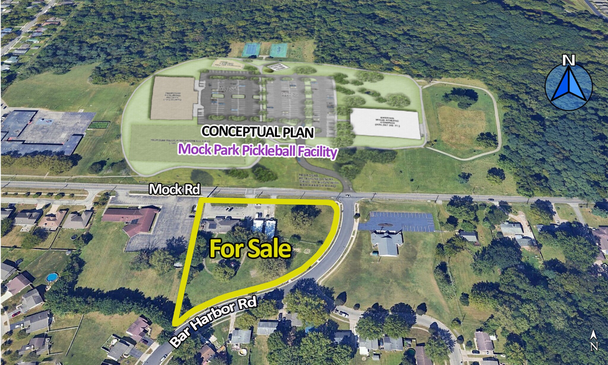 2511 Mock Rd, Columbus, OH for sale Aerial- Image 1 of 1