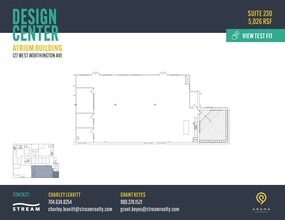 127 W Worthington Ave, Charlotte, NC for lease Floor Plan- Image 1 of 1