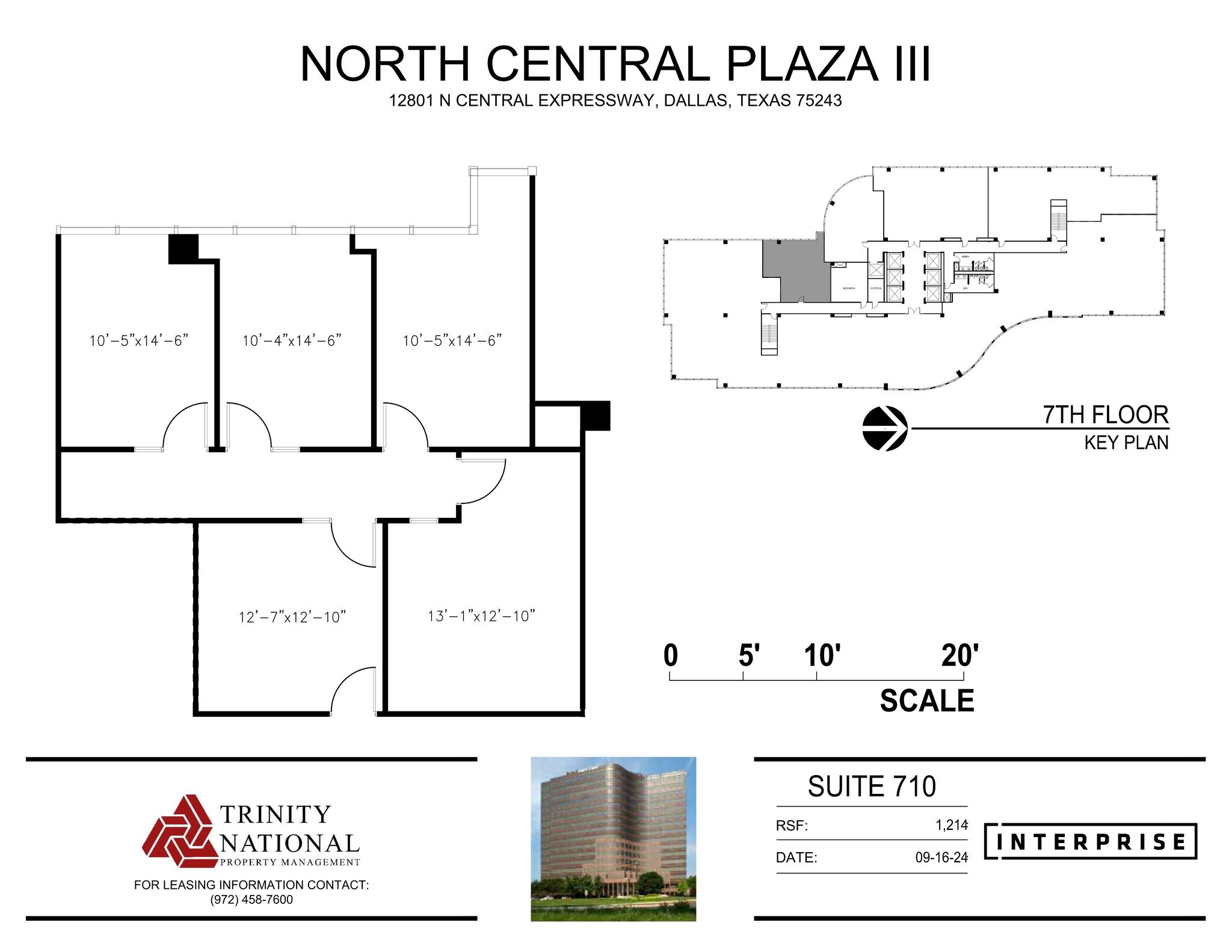 12801 N Central Expy, Dallas, TX for lease Site Plan- Image 1 of 1