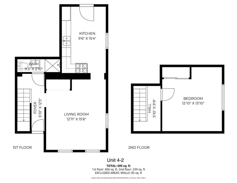 2 Sutherland St, Lowell, MA for sale - Floor Plan - Image 2 of 6