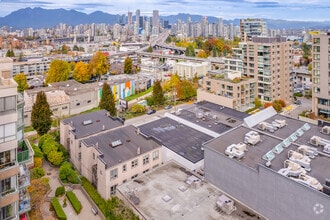 1648 W 6th Ave, Vancouver, BC - AERIAL  map view