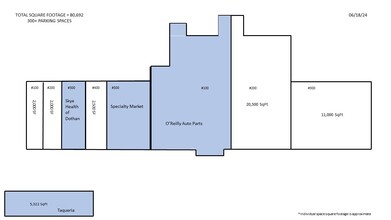 3801-3815 Ross Clark Cir, Dothan, AL for lease Site Plan- Image 2 of 2