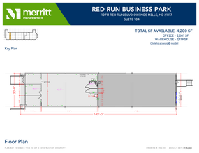 10711 Red Run Blvd, Owings Mills, MD for lease Floor Plan- Image 1 of 1