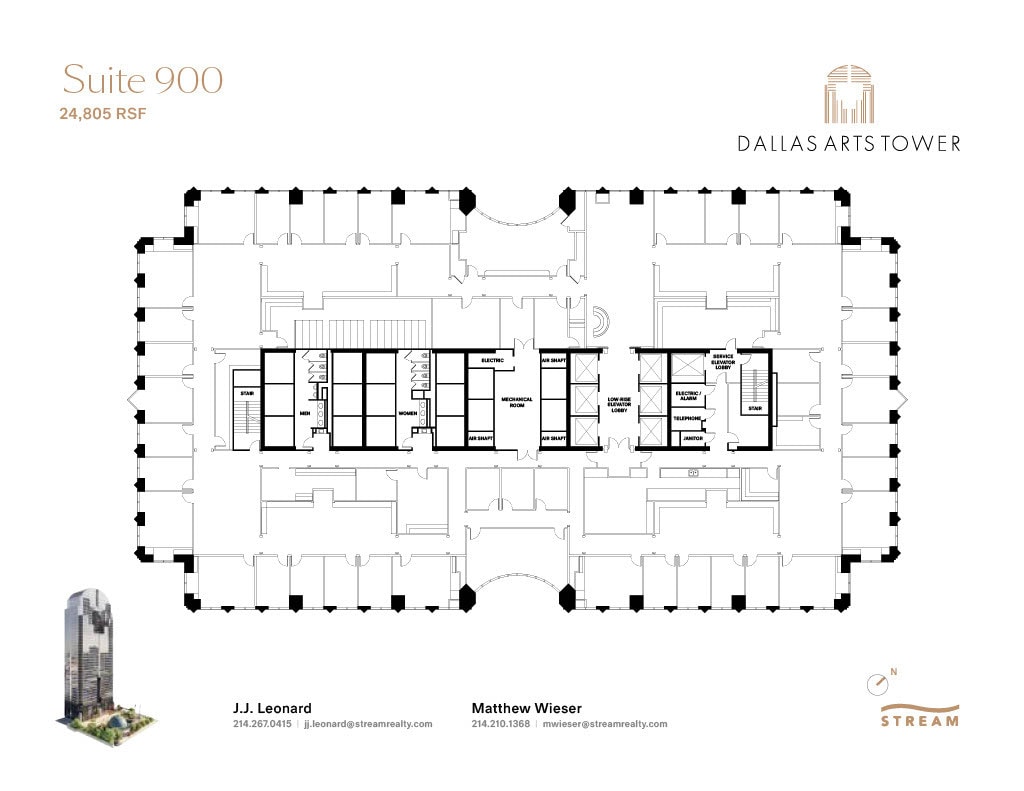 2200 Ross Ave, Dallas, TX for lease Floor Plan- Image 1 of 1