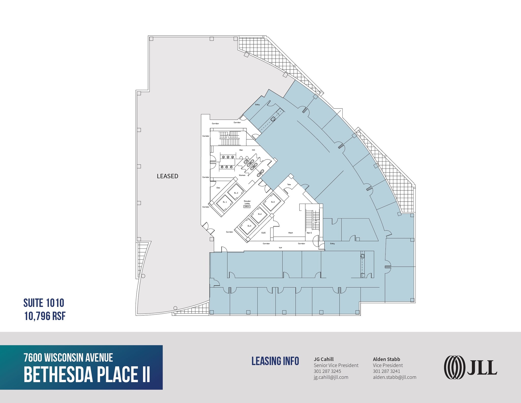 7600 Wisconsin Ave, Bethesda, MD for lease Floor Plan- Image 1 of 1