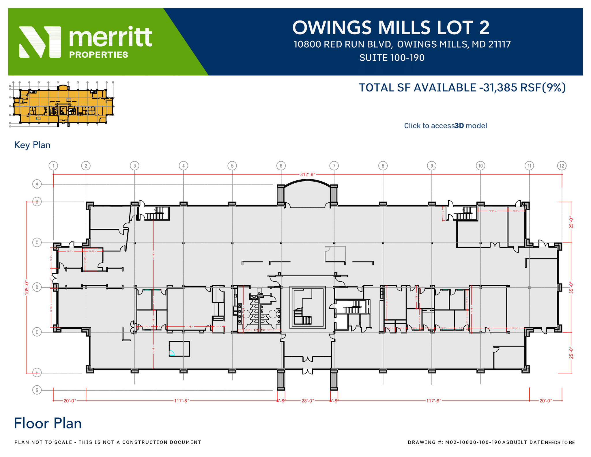 10800 Red Run Blvd, Owings Mills, MD for lease Floor Plan- Image 1 of 2